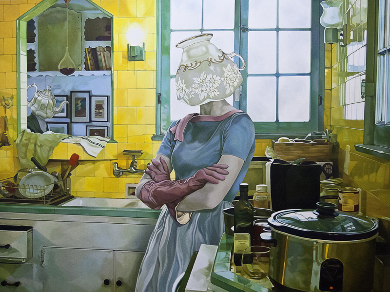 Beside You, Oil and Acrylic, 48 x 36, Jolene Lai, 2016