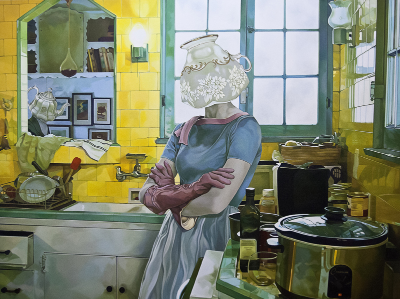 Beside You, Oil and Acrylic, 48 x 36, Jolene Lai, 2016