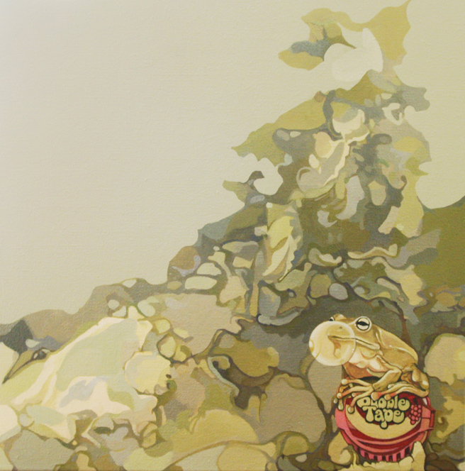 Bubble Gum Joe, Oil, 12 x 12, Jolene Lai, 2010