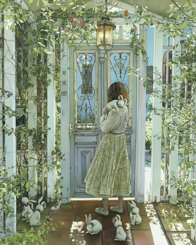 Anywhere Door, Oil, 24 x 30, Jolene Lai, 2024