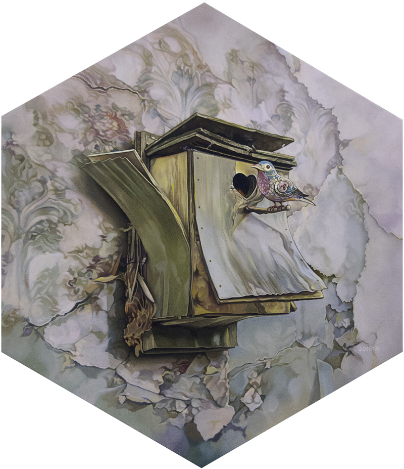 Ornithopter, Oil, 12 x 14, Jolene Lai, 2025