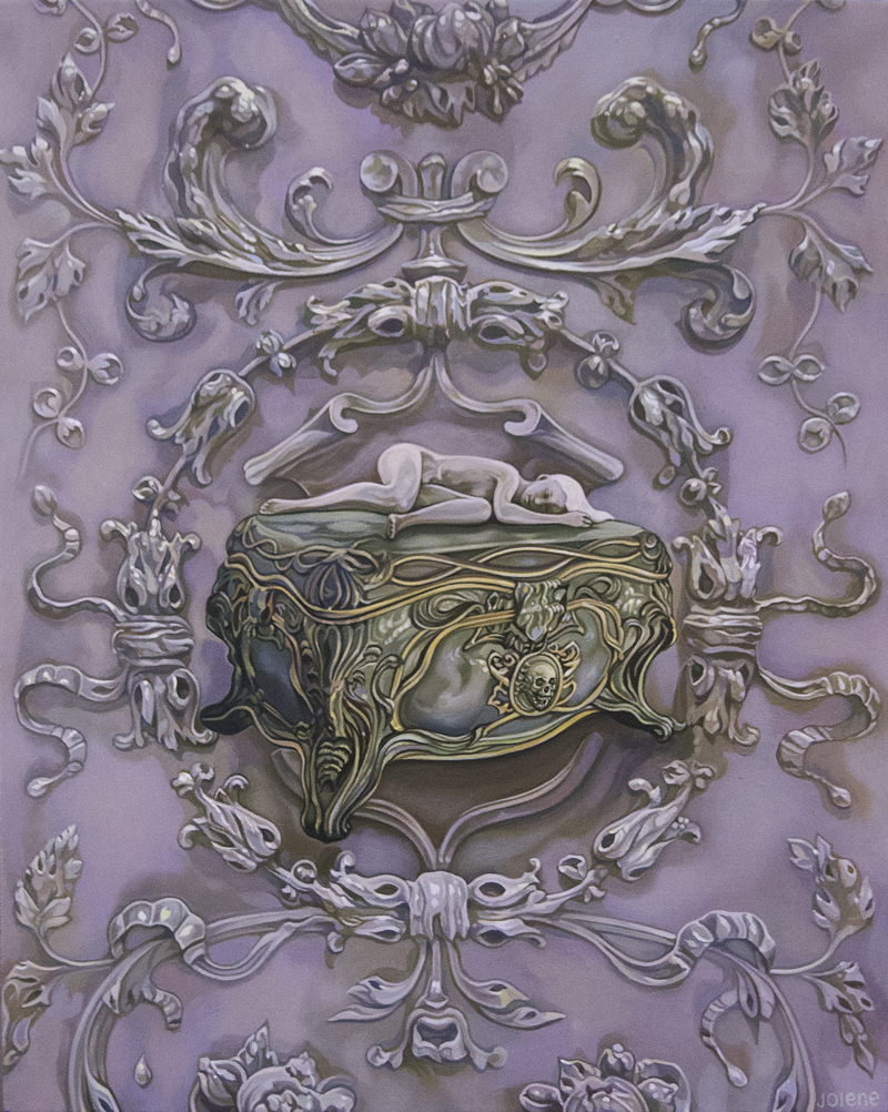 Pandora, Oil, 8 x 10, Jolene Lai, 2025