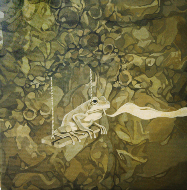 Perfumed Garden, Oil, 12 x 12, Jolene Lai, 2010