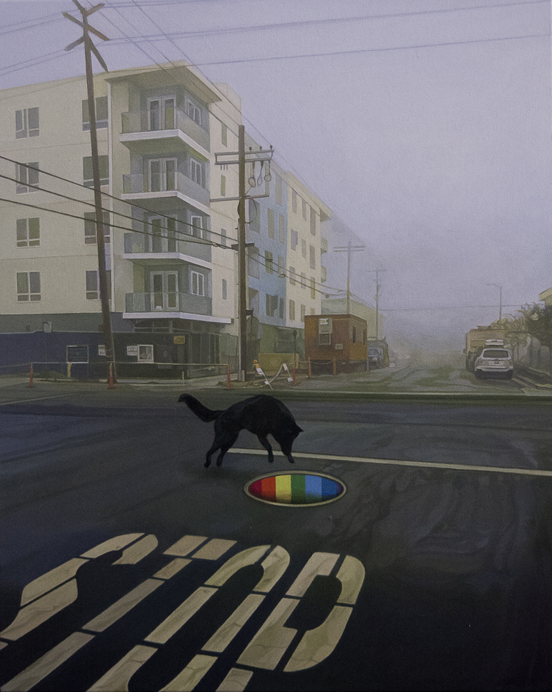 Rainbow's End, Oil, 8 x 10, Jolene Lai, 2025