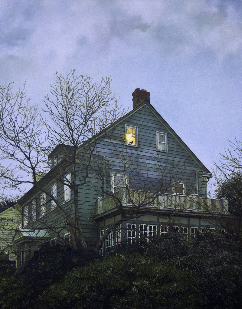 Raven House, Oil, 11 x 14, Jolene Lai, 2023