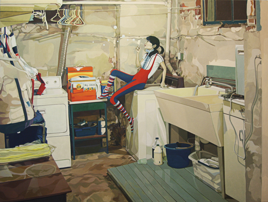Seaside Bubbles, Oil, 40 x 30, Jolene Lai, 2011