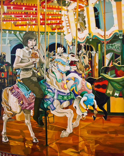 The Ride, Oil, 24 x 30, Jolene Lai, 2013